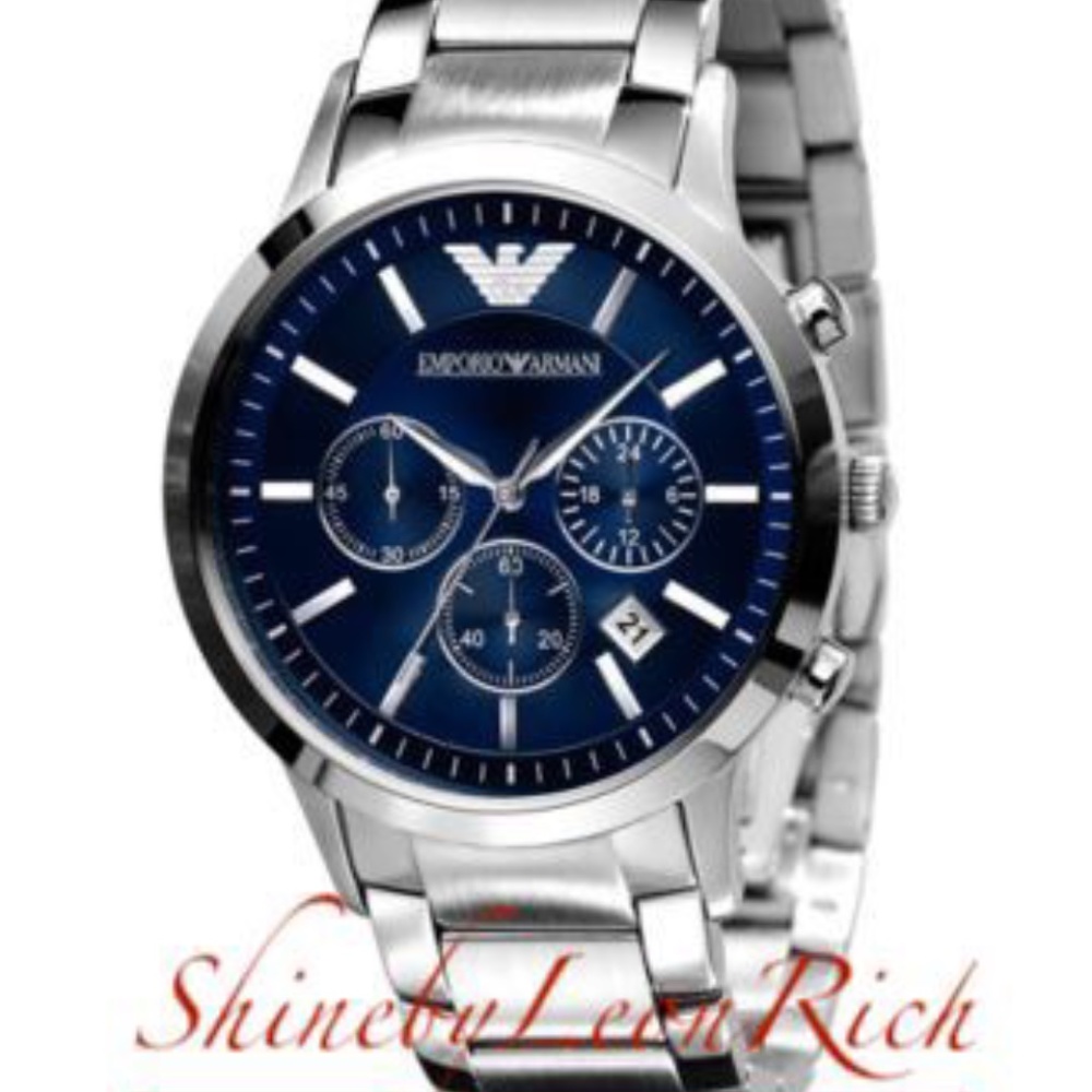Emporio Armani Men's Chronograph Stainless Steel Watch